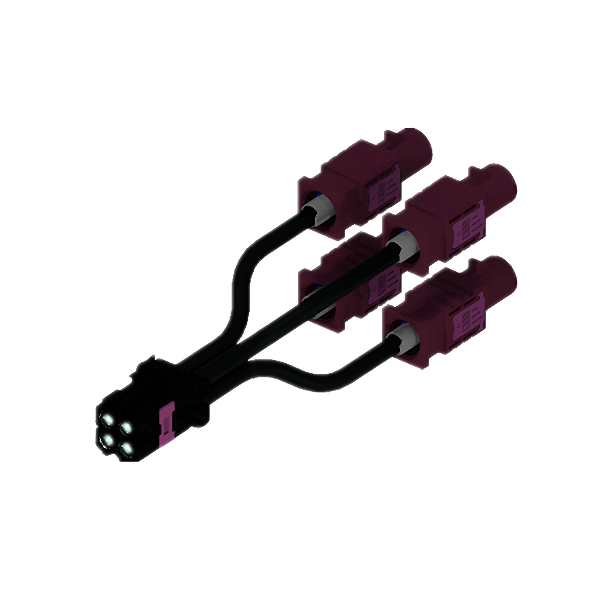Mini fakra 4 in 1线端连接器