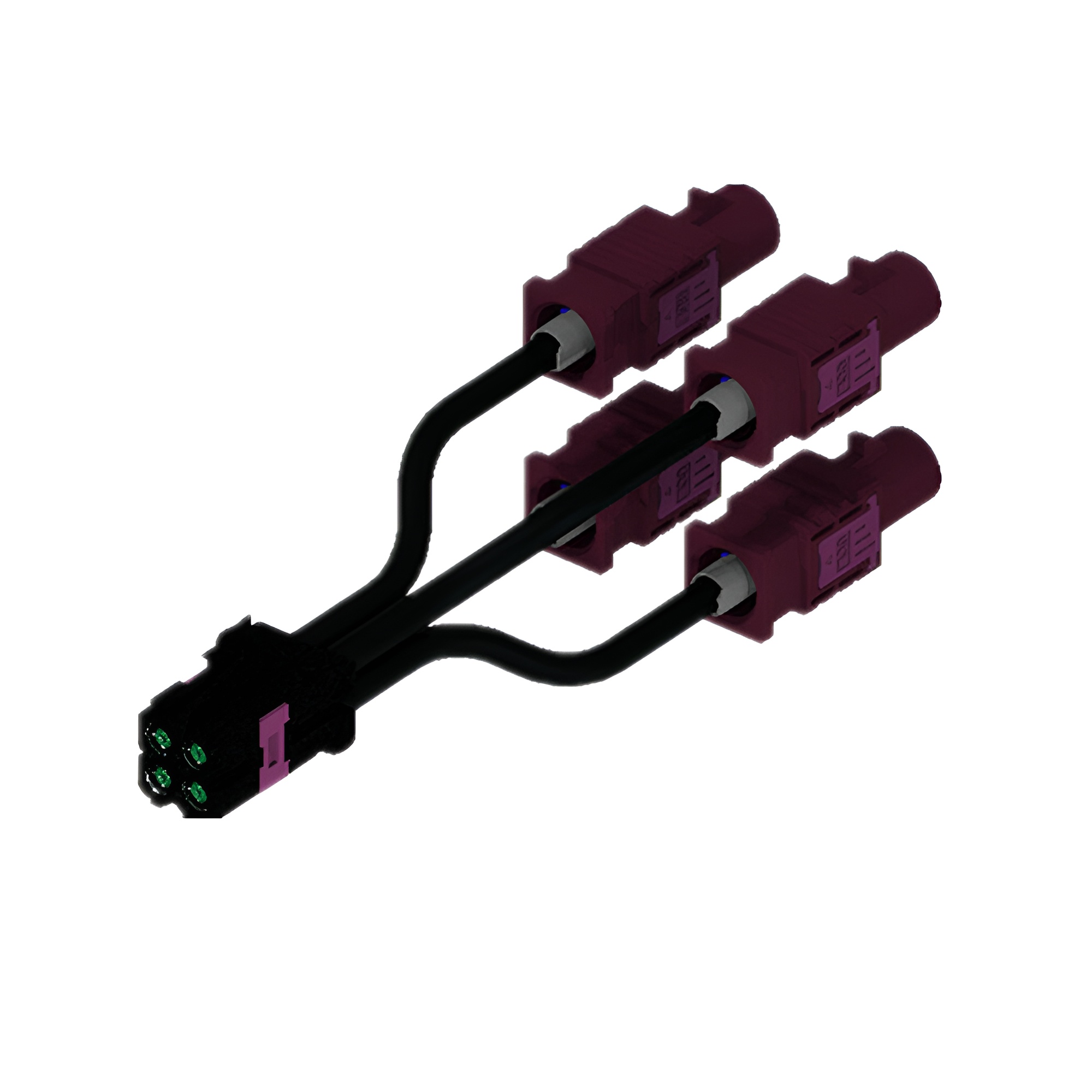 Mini fakra 4 in 1线束