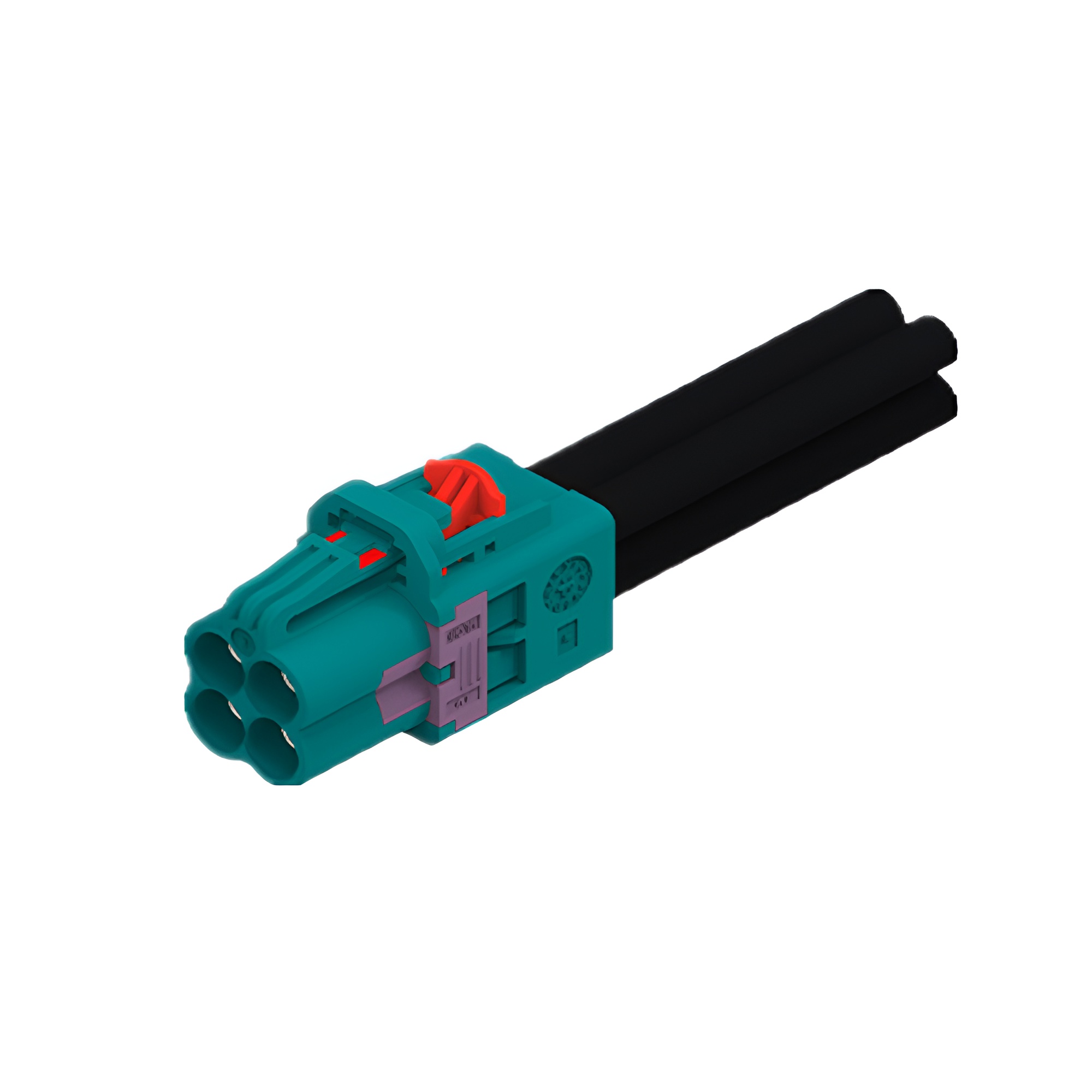 1Mini Fakra 4POL 线端防水线母