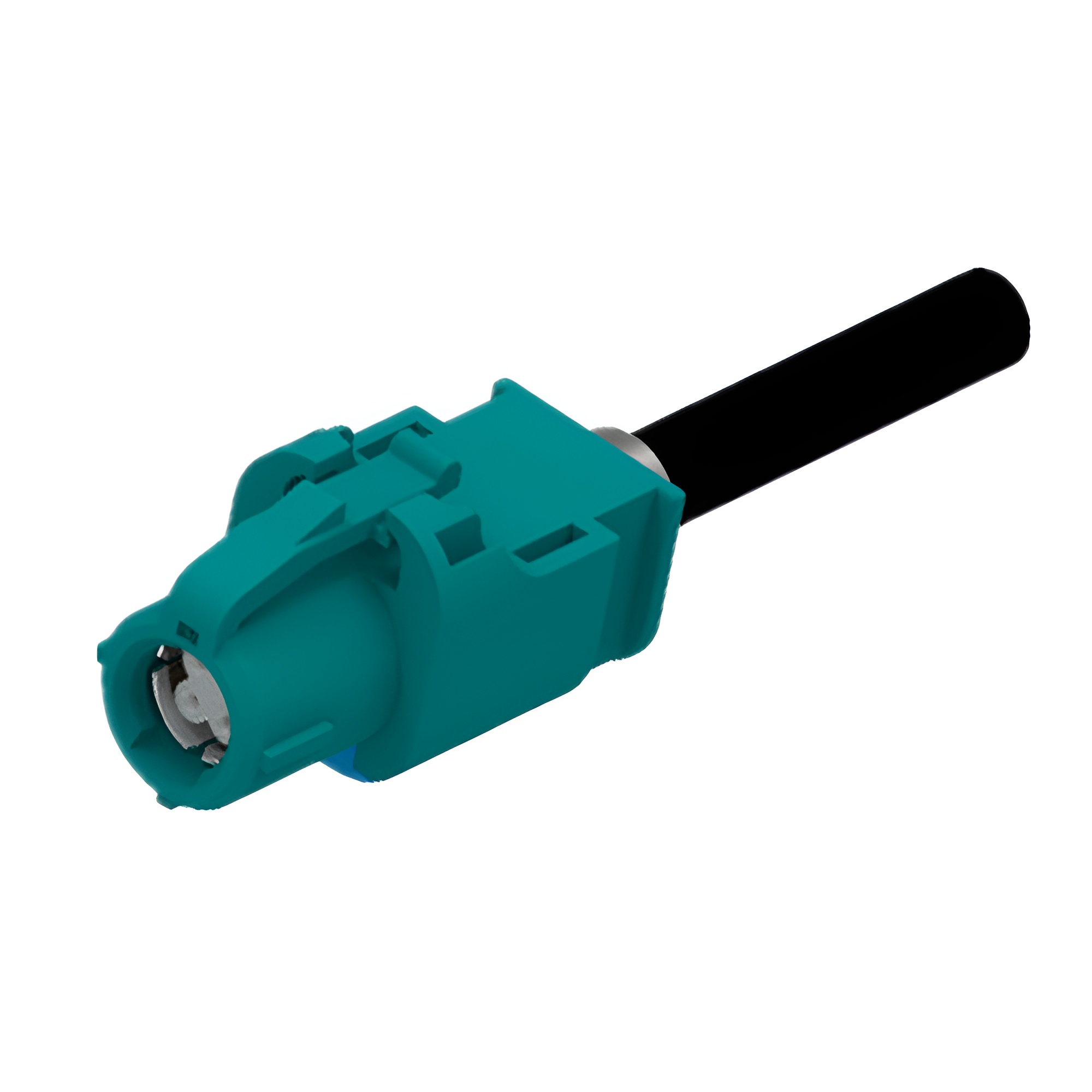 HSD线端车件结构4Pin连接器